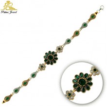 Gümüş Otantik Taşlı Biezik /Bileklik